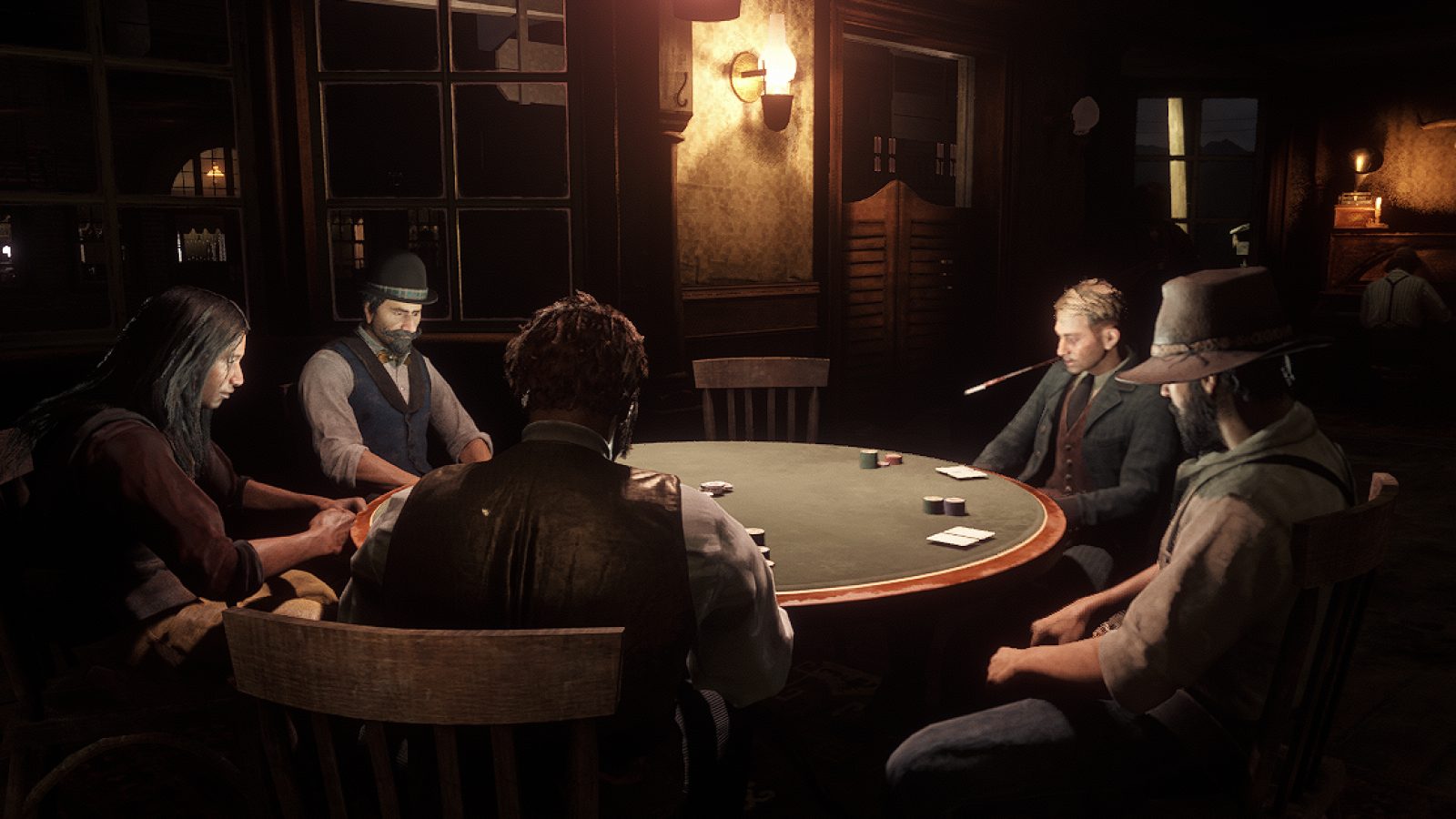 A tense game of poker