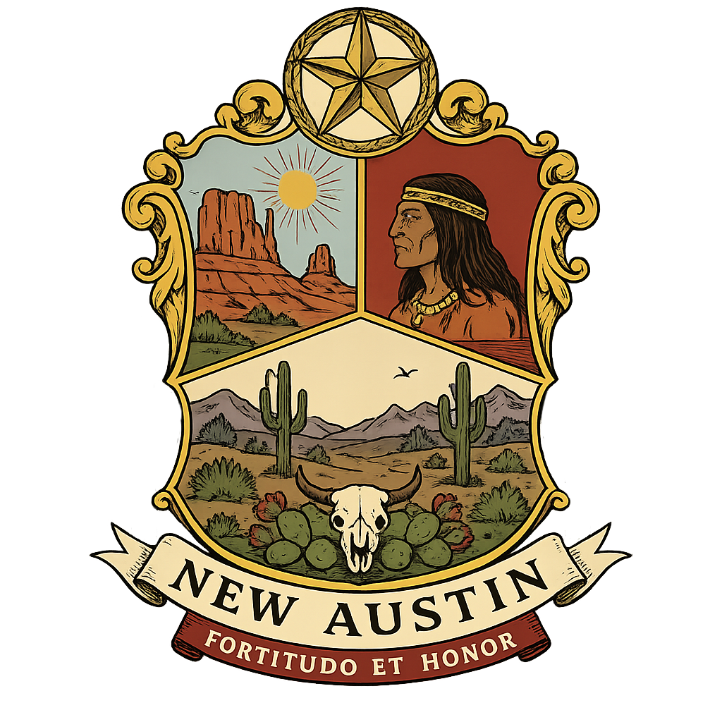 New Austin coat of arms
